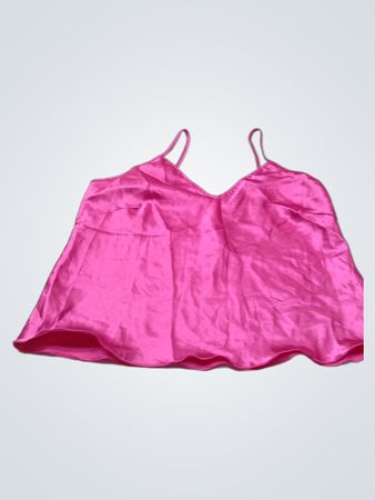 Pinkes Satin-Cami-Top