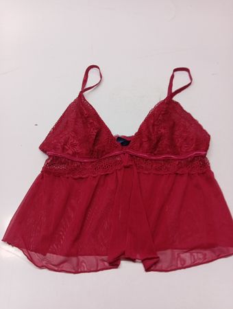 Dreams & Co. Rote Spitzen-Babydoll