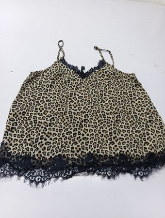 Geteiltes Leopardenmuster-Camisole-Top