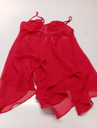 La Senza Red Babydoll Lingerie