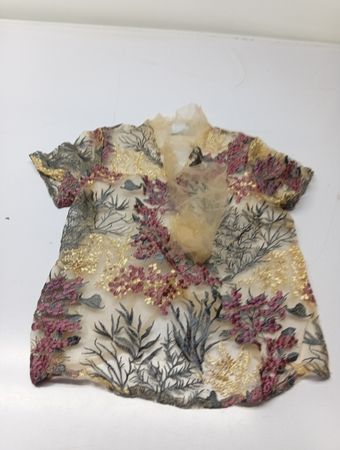 FAITH + ASHER bestickte Tüllbluse