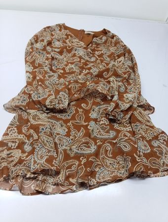 Alythea Paisley Print gestuftes Kleid
