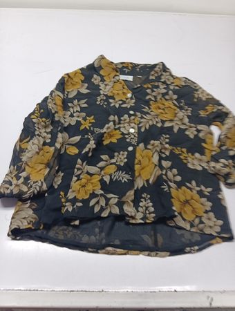 Blacks Since 1921 Hemd mit Blumenmuster Größe 18