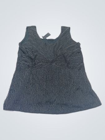 Barbara Bui Schwarzes Texturiertes Tanktop