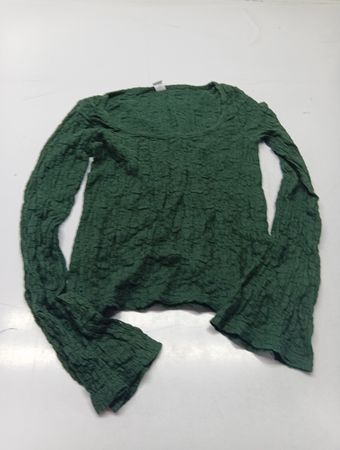 Old Navy Grün strukturiertes Langarmtop