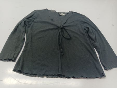 Jodi Kristopher Black Langarm-Top