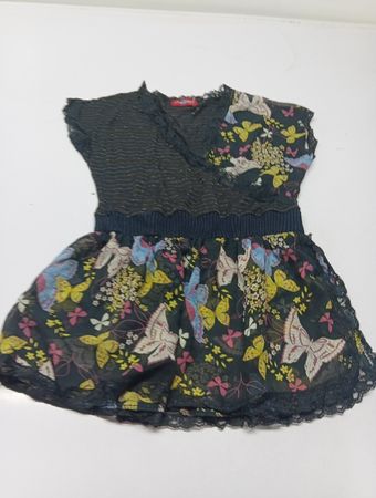 Uttam London Schmetterlingsmuster-Kleid