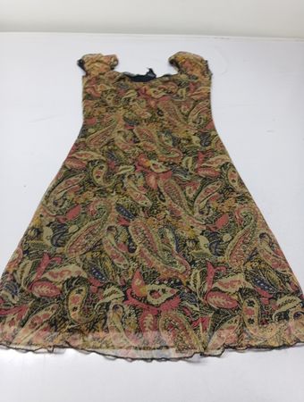 Paisley-Muster Kleid