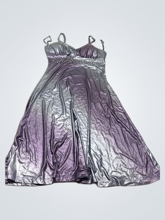 Time Ombre Spaghetti Strap Kleid