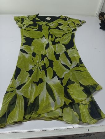 LA. California Green Floral Kleid Größe 18