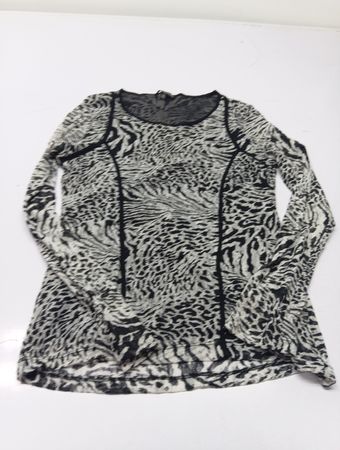 Proportion Petite Conrad C Animal Print Transparente Bluse