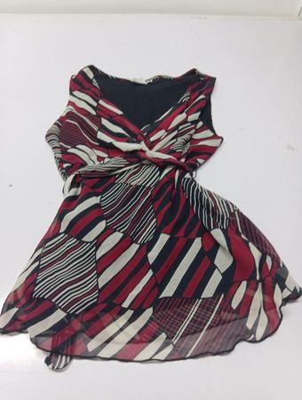 Dressbarn Patchwork-Print Mini-Kleid