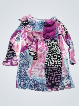 Patchwork-Print-Kleid