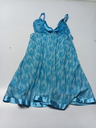 Blaues Babydoll-Unterwäsche