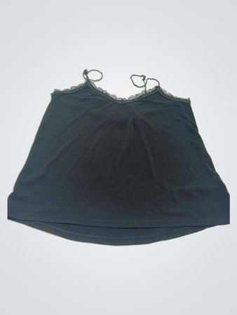 Express Schwarze Spitzeneinfassung Cami