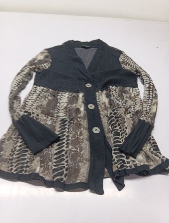 KAMIKO Cardigan pour femme à imprimé serpent