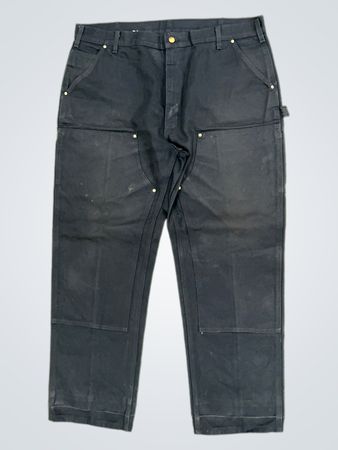 Carhartt Black Double Knee Work Pants