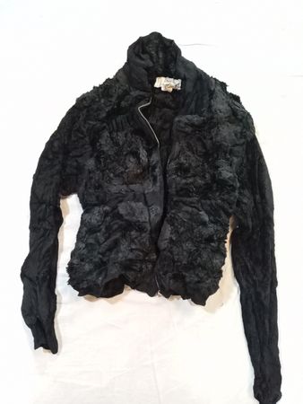 Chaqueta de Piel Sintética Negra