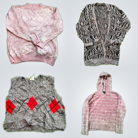 DKNY, Talbots & Plus Lot de Luxe : Mélange de 10 Pièces de Pull, Sweat à Capuche et Gilet