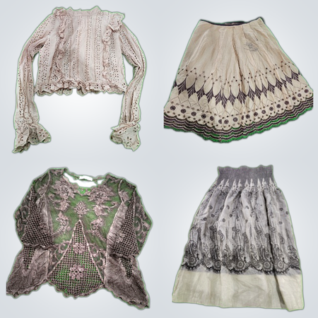 Y2K Lace Skirts Bundle