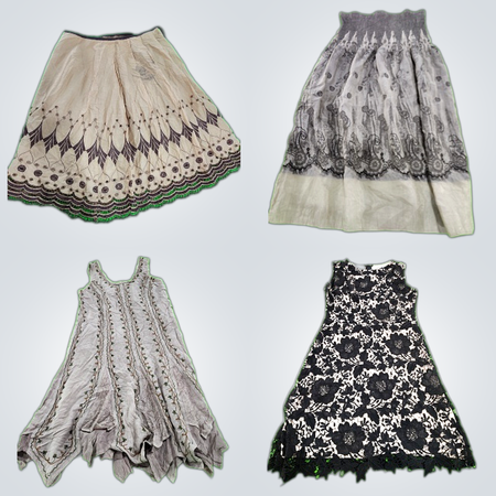 Y2K Skirt Bundle with Lace