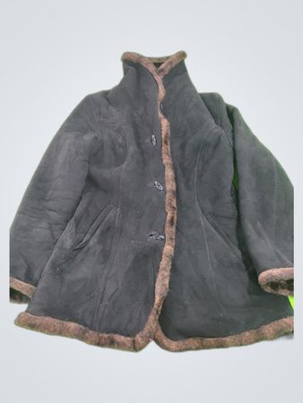 Jones New York Fur Trim Coat