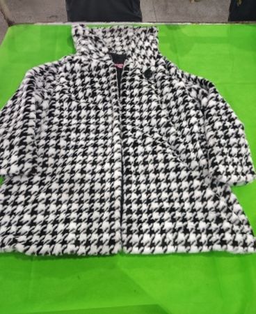 Houndstooth Zipper Jacket