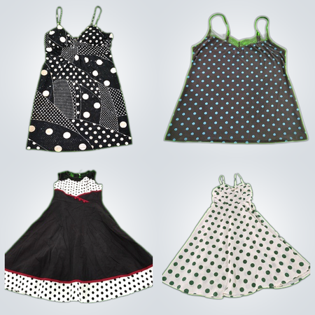 Y2K Fashion Polka Dot