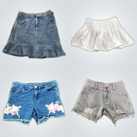Y2K Denim Shorts Bundle