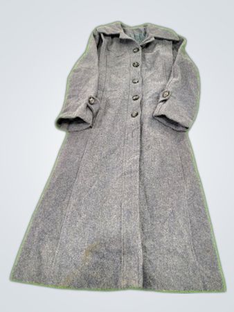 Gray Wool Long Coat