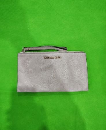 Michael Kors Grey Leather Small Handbag