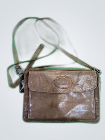 Brown Leather Crossbody Bag