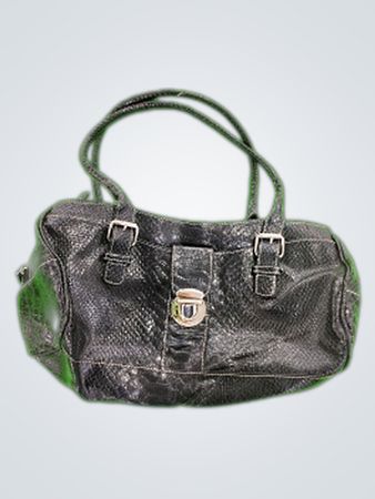 Black Leather Handbag