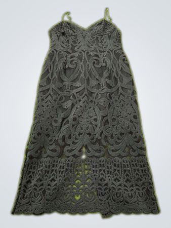 Bardot Black Lace Midi Dress