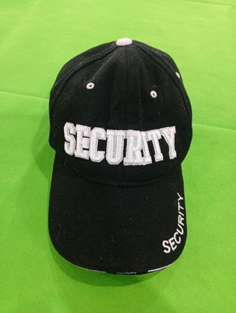 Unbranded Black Security Baseball Cap