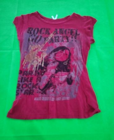 Printed Rock Angel Graphic Sleeveless T-Shirt