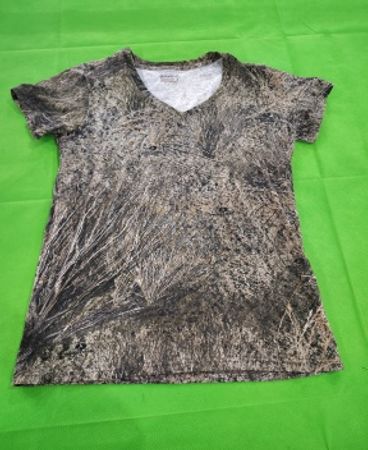 Magellan Outdoors Camo Hunt Gear V-Neck T-Shirt