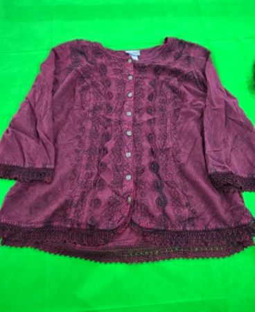 Maroon Blouse