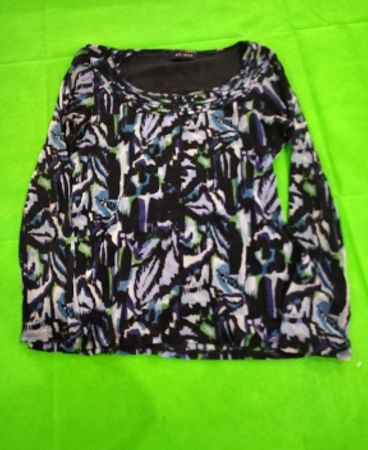 AX Printed Long Sleeve Blouse