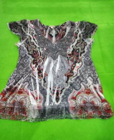Energie Sheer Printed Blouse