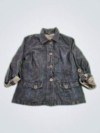 French Cuff Denim Jacket