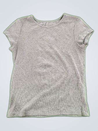 American Eagle Gray Plain T-Shirt
