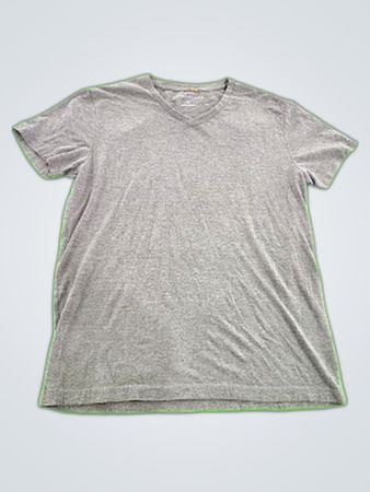 T-shirt grigia a scollo a V di Aeropostale
