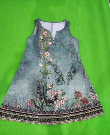 Robe sans manches florale