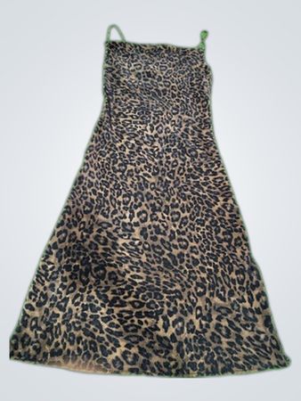 Leopard Print Slip Dress