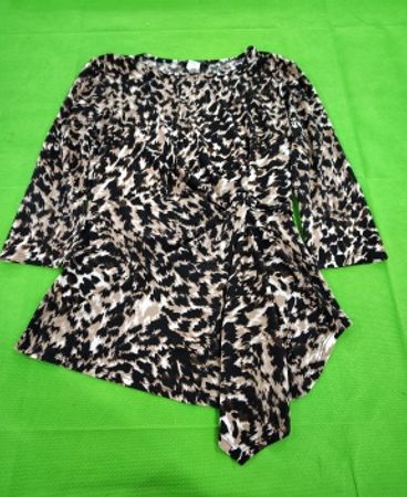 Mandy Evans Animal Print Blouse