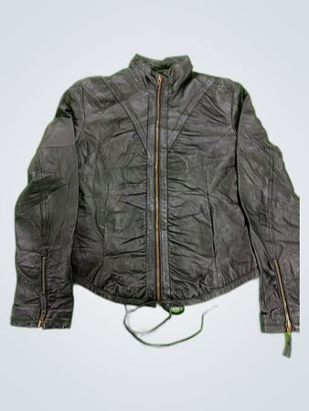 VENUS Black Leather Jacket