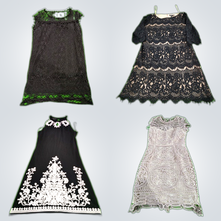 Lace Blouses and Dresses