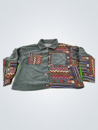 Patchwork Corduroy Jacket