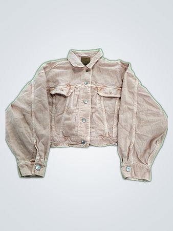 American Eagle Cropped Denim Jacket